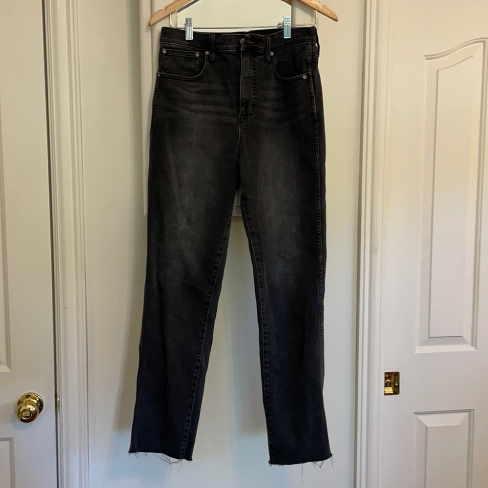 28 Tall J Crew Black Jeans Point Sur